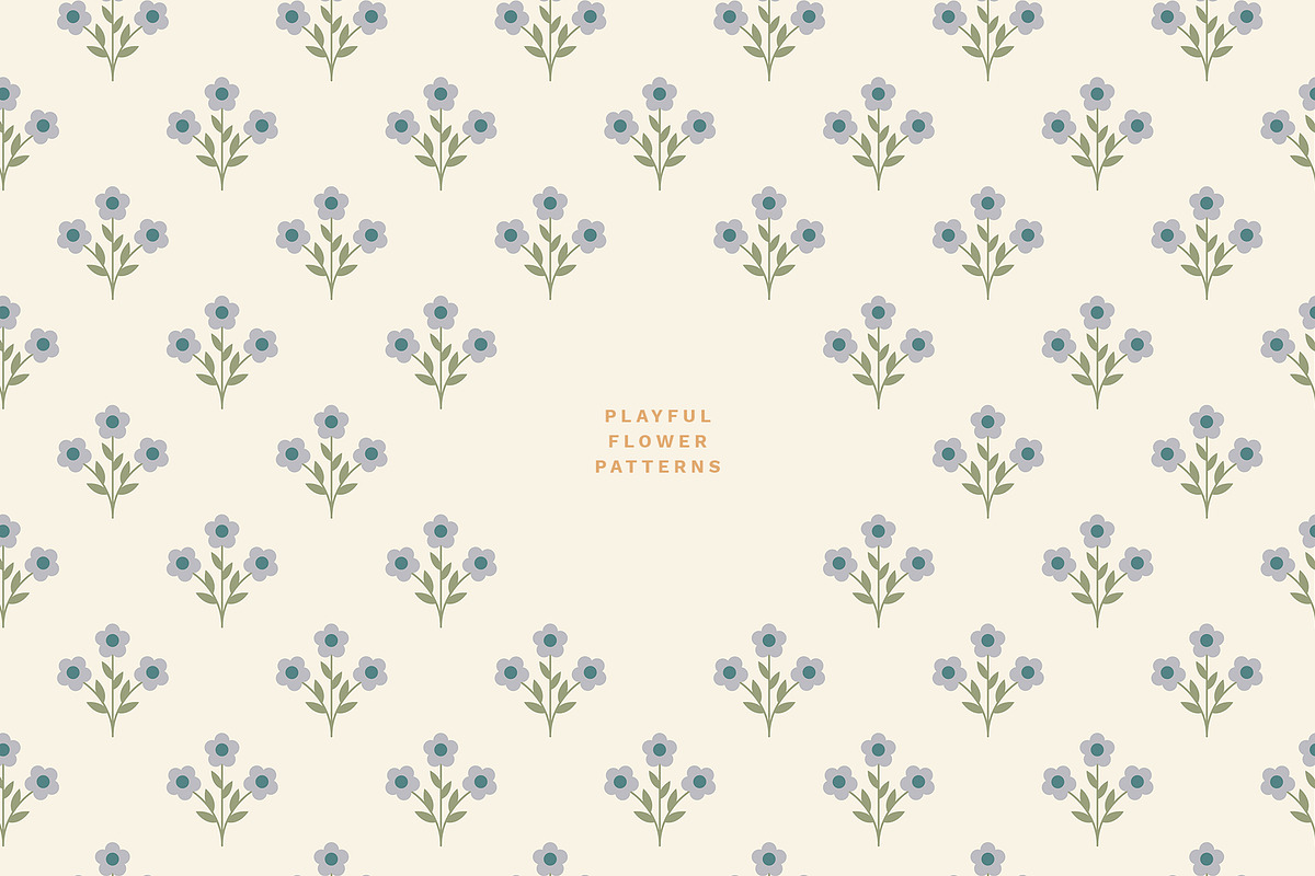 Blossom - Earthy Patterns & Shapes, a Pattern Graphic by Basia Stryjecka (Photo 4 of 33)