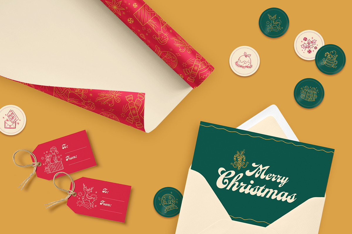 Merry Magical Christmas - Vector, a Seasonal Illustration by Carole Chevalier (Photo 5 of 8)