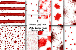 Halloween Blood Texture Background, a Pattern Graphic by Wow Magic