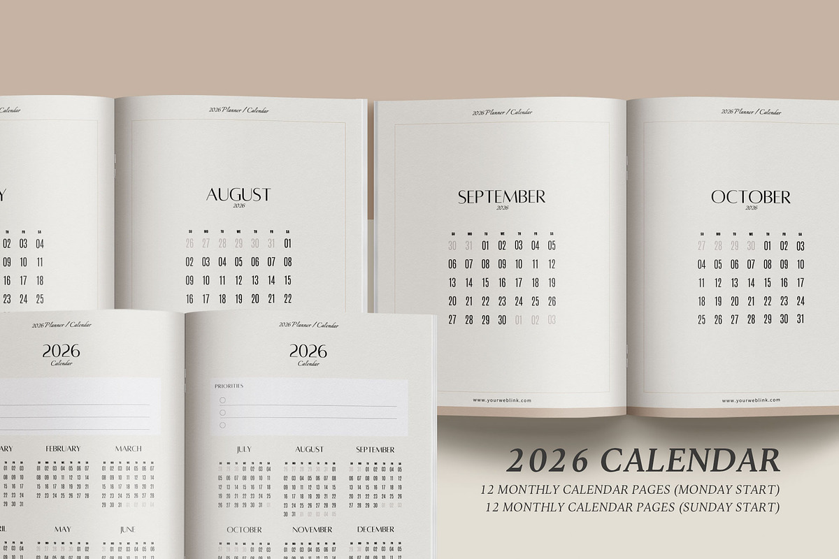 2026 Canva Planner & Calendar kit v2, a Magazine Template by 3.14&Co (Photo 10 of 10)