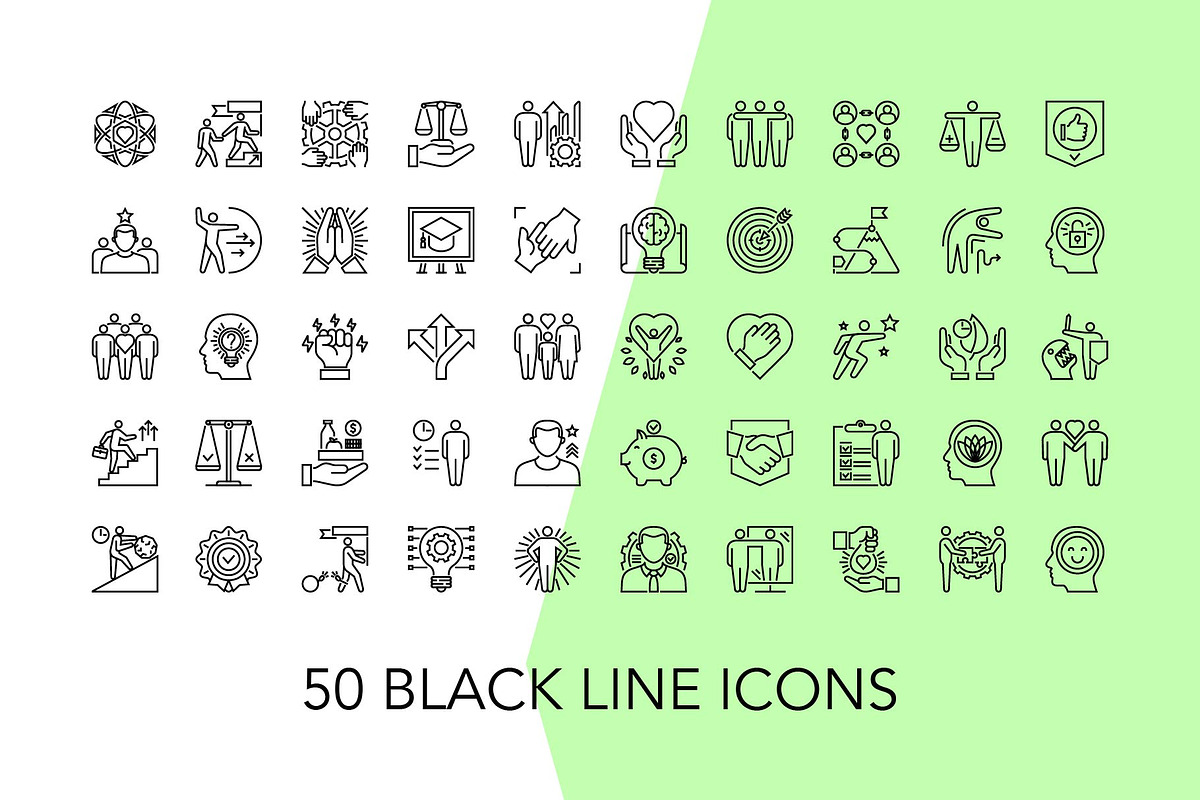 200 Core Values Icon Set, an Icon by Genestro Shop (Photo 2 of 5)