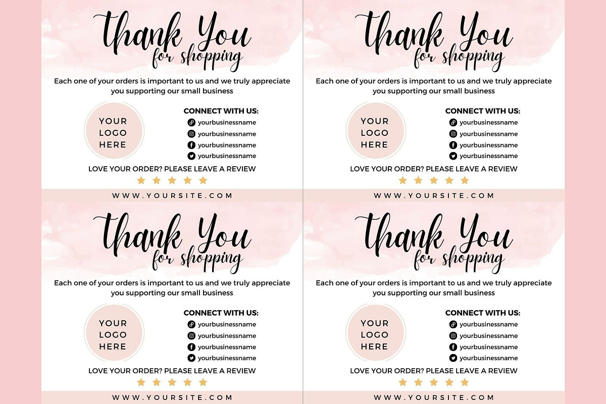 Business Thank You Card Canva 3, a Card Template by bonadigitals (Photo 3 of 3)