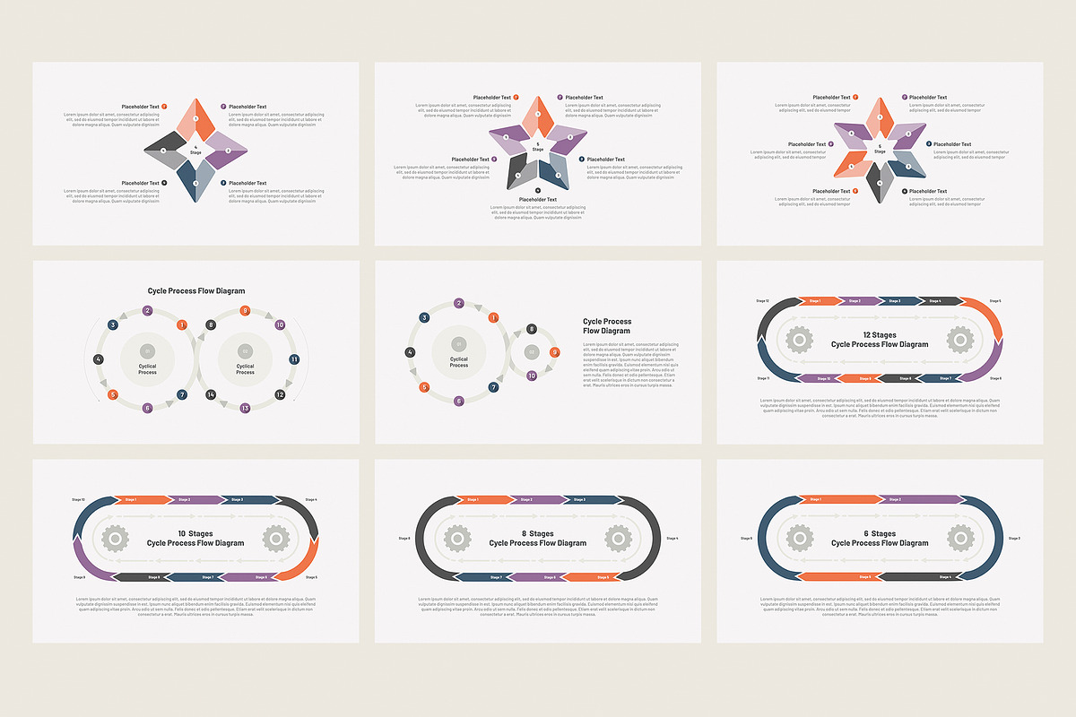 Cycle Process Flow diagram PPT, a Presentation Template by HiSlide.io (Photo 2 of 5)