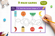 Shapes Activities for Kids, an Education Illustration by Gulnara Sabirova (Thumbnail 16 of 19)