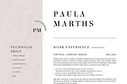 FLORAL Resume/CV + Cover Letter, a Resume Template by AgataCreate (Thumbnail 10 of 10)