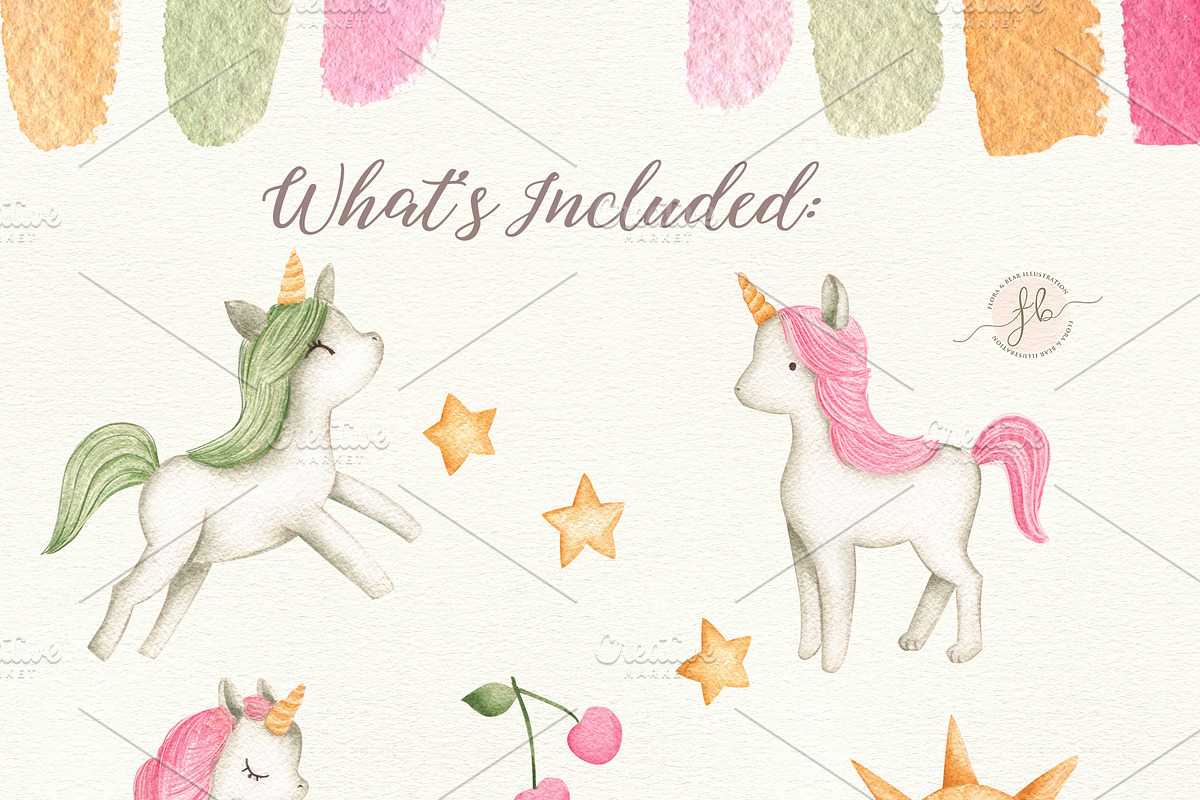 Baby Unicorns, an Animal Illustration by Flora+Bear (Photo 2 of 4)