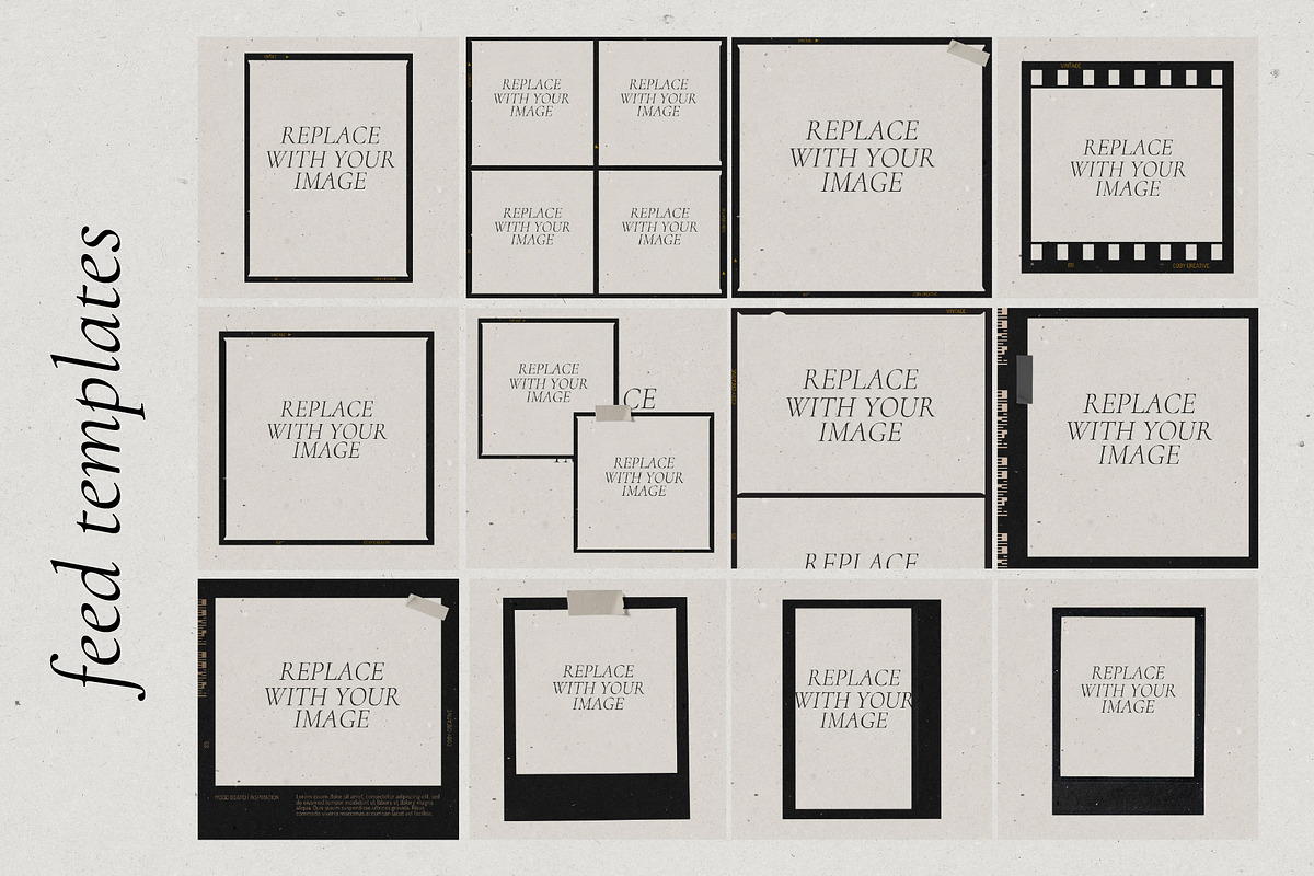 Vintage Film Frames Bundle, a Mockup by 89 Golden Blvd (Photo 5 of 5)
