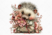 Spring Watercolor Animals Clipart, an Illustration by Craft Nest (Thumbnail 9 of 11)
