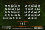 Crimson Flare Typeface, a Serif Font by alit design (Thumbnail 15 of 20)