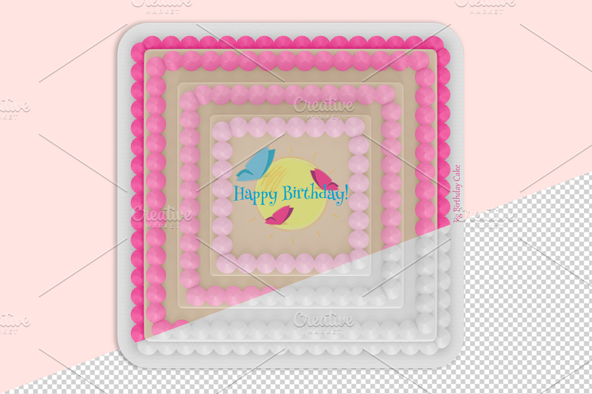 Tiered cake Mockup set. PSD mockup., a Product Mockup by NatalyaZelenova (Photo 6 of 6)