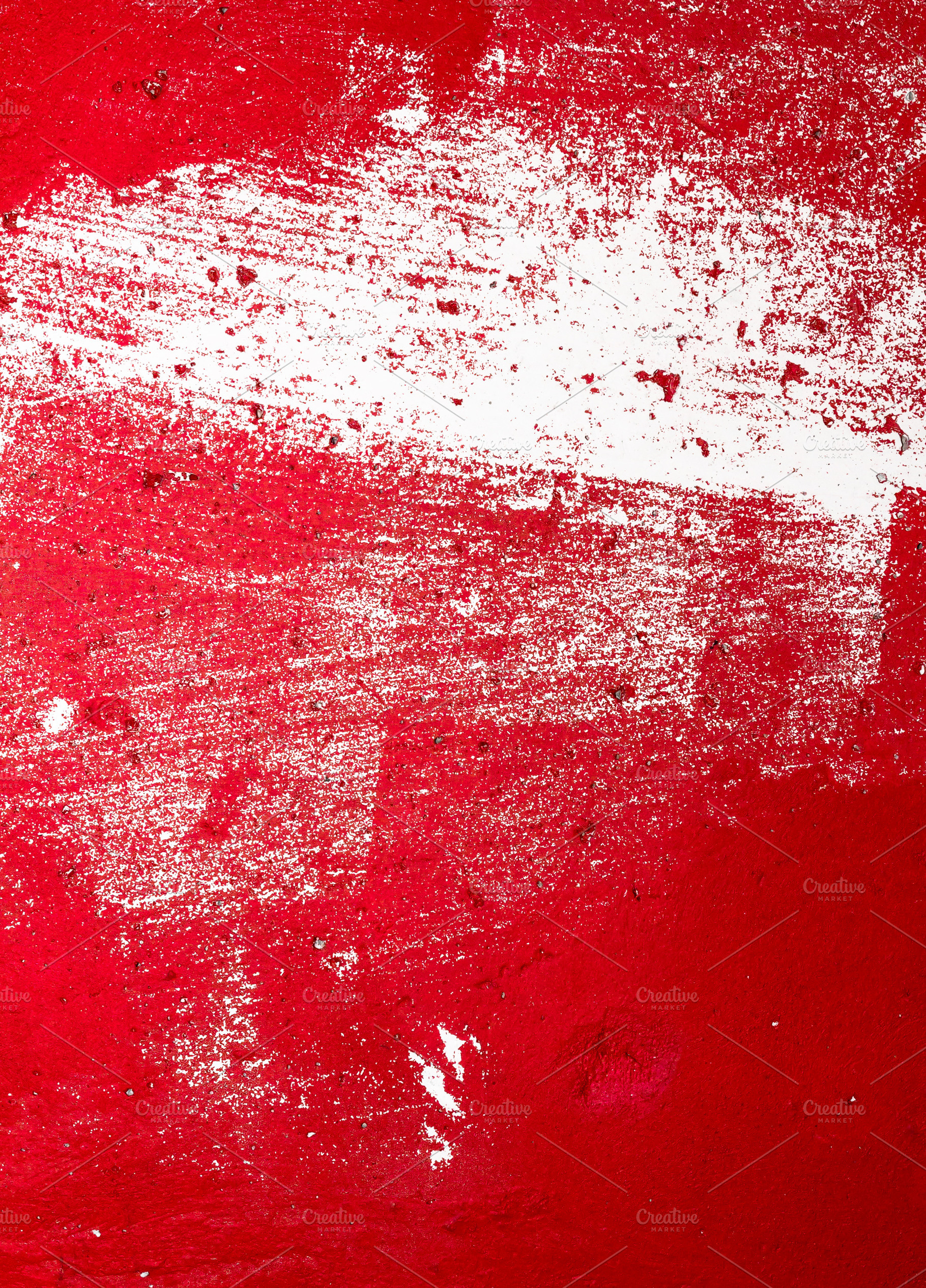 Red painted grunge texture, an Abstract Photo by KYNA STUDIO