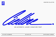 Cielline | Signature Font, a Script Font by Lemonthe (Thumbnail 1 of 9)