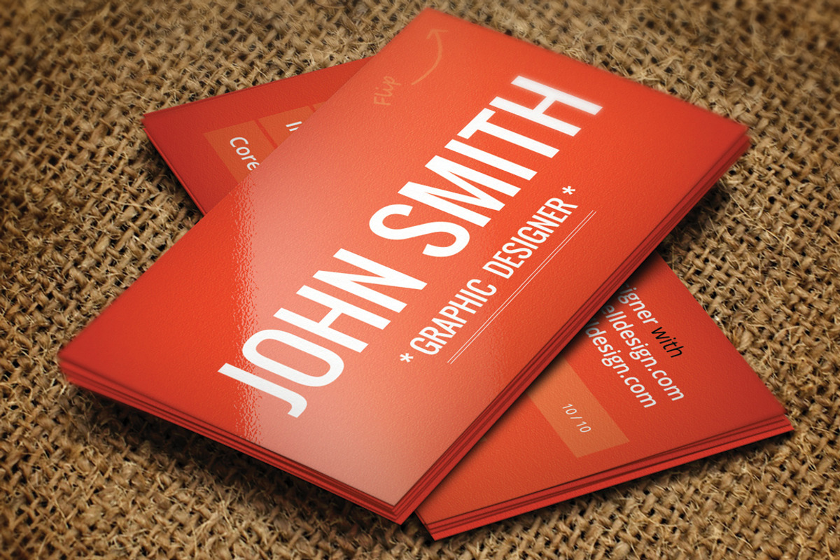 Red Textured Business Card, a Business Card Template by Crazyleaf (Photo 2 of 4)
