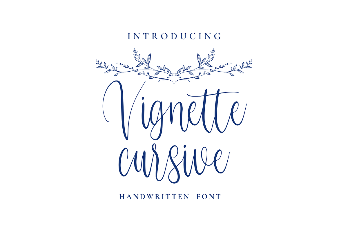 Vignette Cursive Font, a Script Font by Jackgridden (Photo 1 of 16)