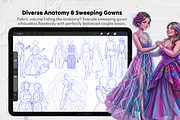 180 Lesbian Wedding Stamps Set, a Brush Add-On by Selentaori Studio (Thumbnail 6 of 12)