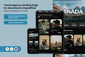 Celestour - Adventure Travel Landing, a Landing Page Template by twinstd