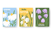 Hello Spring - set posters with, a Card Template by Tati_Kli (Thumbnail 5 of 5)