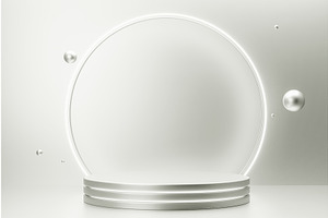 White product display podium with, an Object 3D Model by Anna Efetova