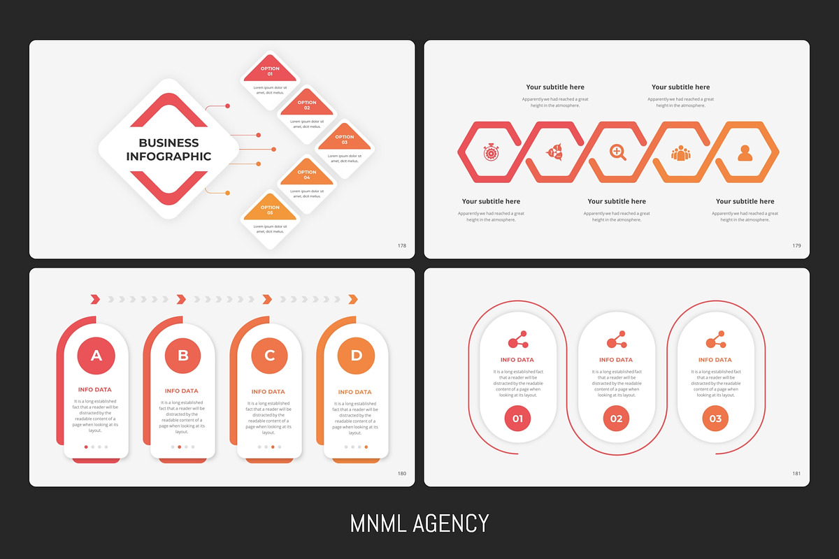 Massive Infographic Template, a Presentation Template by MNML Agency (Photo 48 of 63)