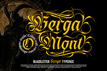 Berga Mont Typeface
