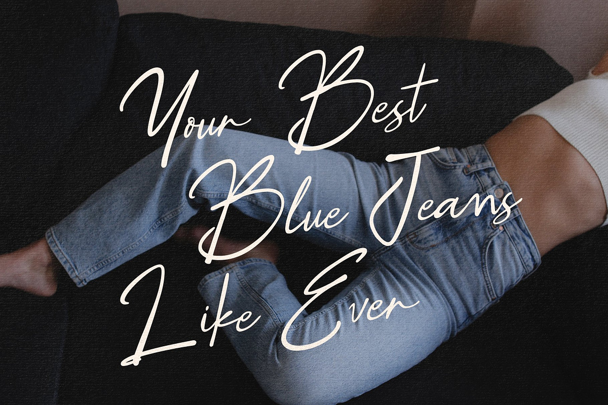 CS Selky - Signature Script Font, a Script Font by Craft Supply Co. (Photo 5 of 8)