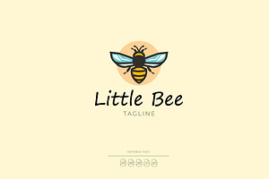 Little Bee Simple Logo