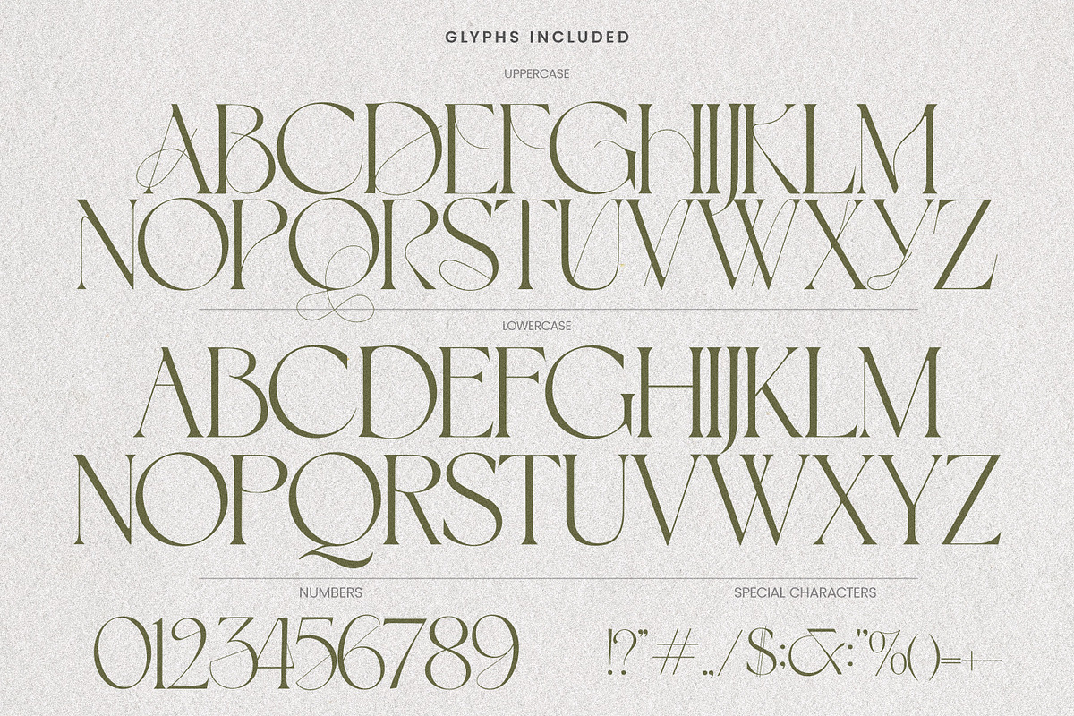 Luxury Wedding Font Bundle, a Serif Font by AndrewPixelType (Photo 7 of 44)