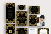 Gold Ornate on Black, an Invitation Template by Inkpower (Thumbnail 1 of 7)