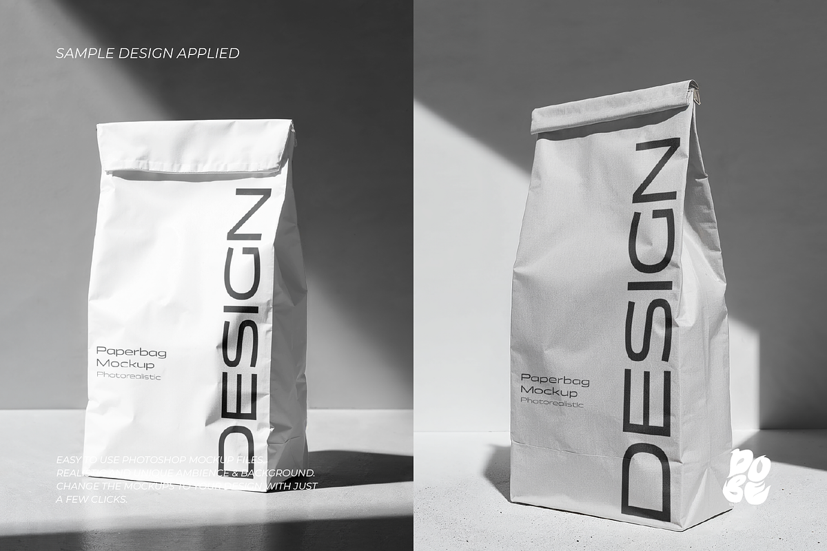 Paperbaggy Mockup Set - Vol 6, a Packaging Mockup by DOBE Studio (Photo 2 of 4)