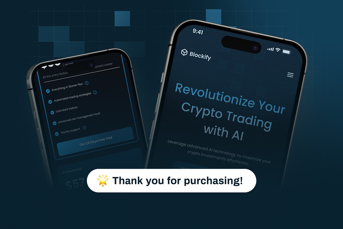 AI Crypto Investing Landing Page preview 6
