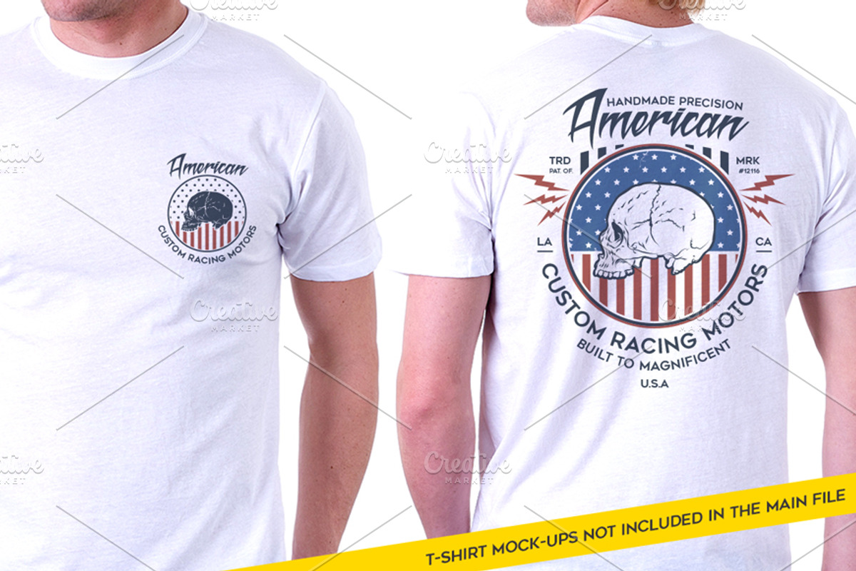 Custom Racing Motors T-Shirt, a Templates & Theme by The Design For Co. (Photo 2 of 2)