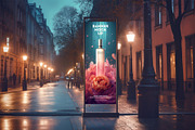 20 Street Poster and Banner Mockups, an Advertising Mockup by optimism (Thumbnail 11 of 21)