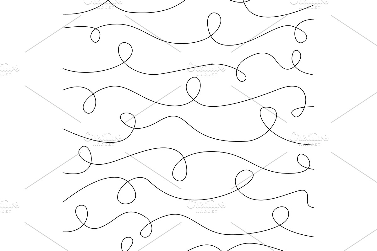 Hand drawn doodle illustration, a Pattern Graphic by Elen_Art