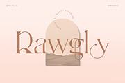 Rawgly, a Serif Font by DYSA Studio (Thumbnail 1 of 11)