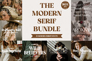 The Modern Serif Font Bundle, a Serif Font by Prestige Artsy Studio (Thumbnail 1 of 10)