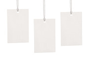 Clothes label tag blank white mockup, an Advertising Mockup by Olha Klein (Thumbnail 2 of 3)