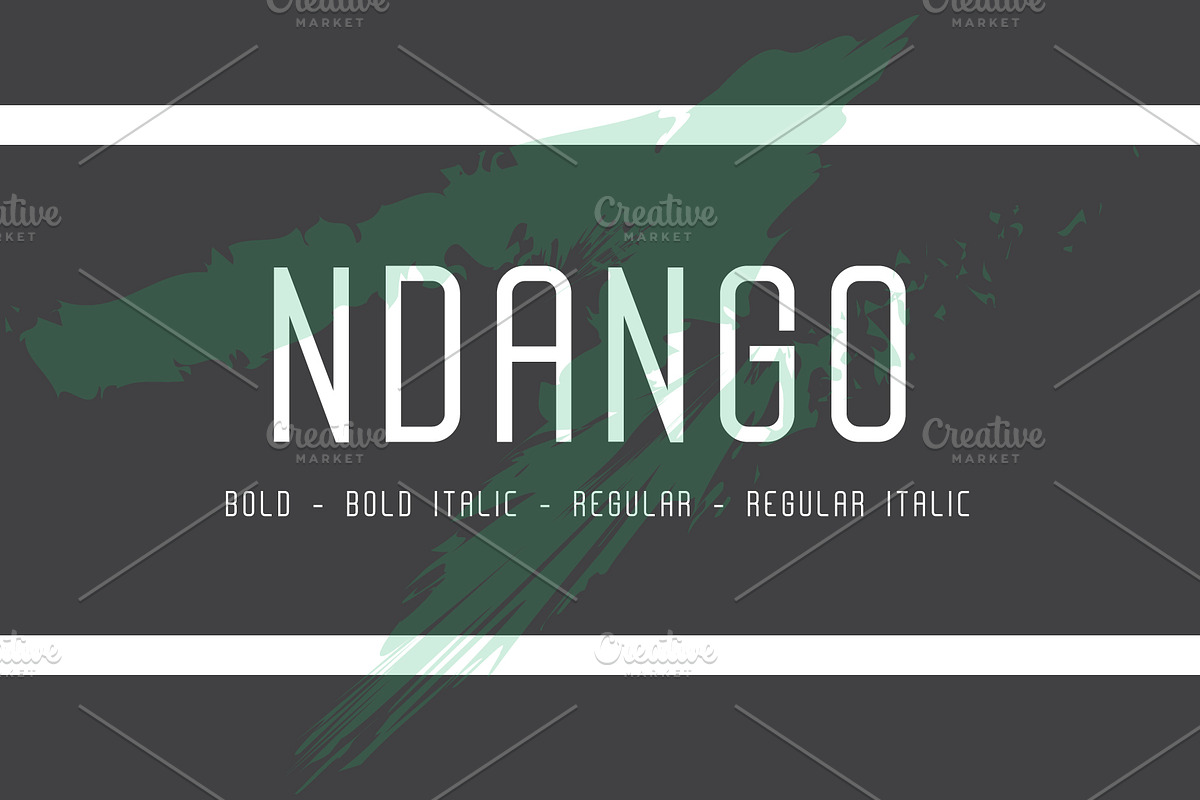 NDANGO FONT, a Sans Serif Font by gagego (Photo 2 of 4)