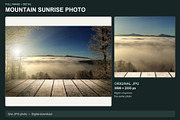 Mountain Sunrise Stock Photo, a Background Photo by vovan (Thumbnail 2 of 2)