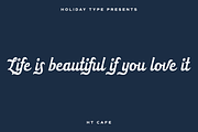 HT Cafe, a Script Font by Dharma Type (Thumbnail 2 of 4)