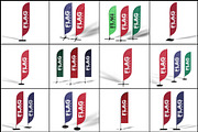 Flag Mockup, an Advertising Mockup by mockupbuys (Thumbnail 1 of 26)