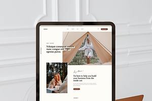 Monday: Squarespace 7.1 Template