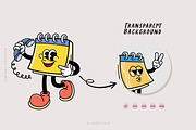 Notepad Mascot Characters, an Object Illustration by Allmostudio (Thumbnail 4 of 5)