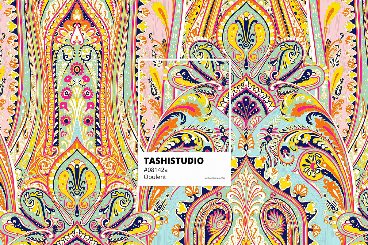 Opulent Paisley, Luxurious Print!, a Pattern Graphic by TSTUDIO (Photo 12 of 12)