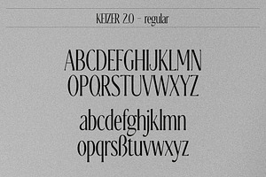 Keizer Modern & Condensed Serif