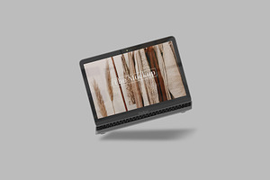 loating Laptop Mockup Presentation, a Device Mockup by Art-Jek.std