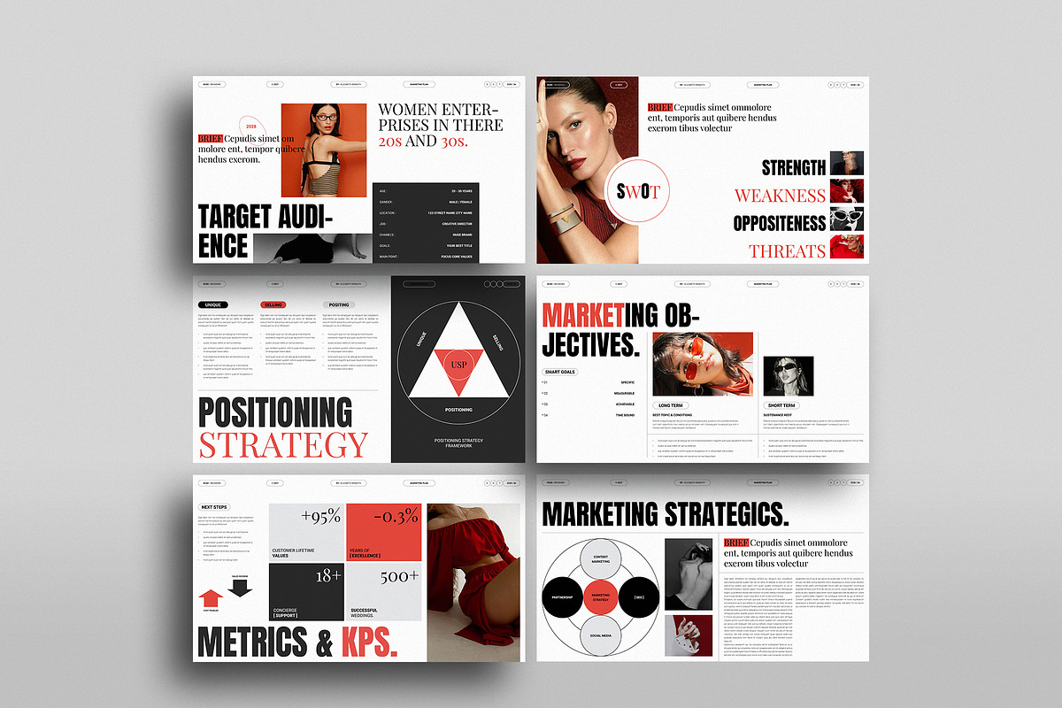 HUGE | Marketing Plan Template, a Presentation Template by TemplateFolio-Shop (Photo 7 of 10)
