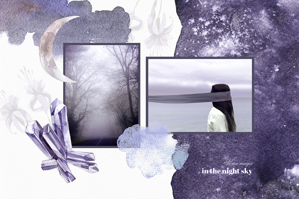 Mystical Wilds. Watercolor set., an Object Graphic by Dinkoobraz (Photo 4 of 10)
