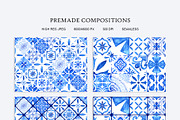 AZULEJOS. Part II. Watercolor tiles, a Decorative Illustration by Liliia Polos Illustration (Thumbnail 10 of 12)