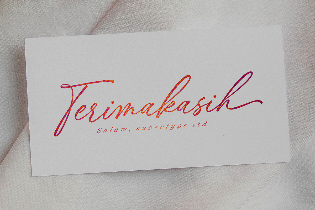 Ms. Chelsea - Chic Calligraphy Font, a Script Font by Subectype Studio (Photo 9 of 9)