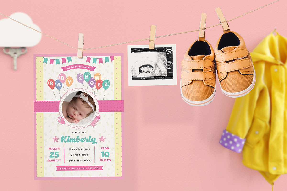 BABY SHOWER INVITATION, an Invitation Template by Totem Invitation House (Photo 4 of 6)